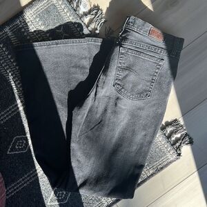 Vintage 90s Era Lee Bootcut Jeans, black faded size 10L